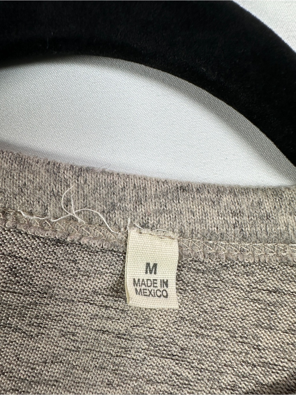 Floral Boxy Crewneck Sweatshirt Oatmeal Heather Grey M - Picture 6 of 7